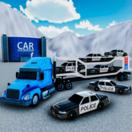 越野警车运输Offroad Police Car Transport免费手游app下载