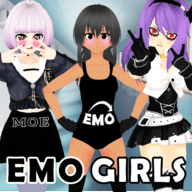 情绪化萝莉女孩（MOE Emo Girls Multiplayer）下载最新版本2023